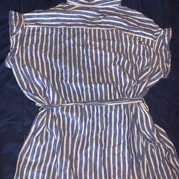 Joe Fresh white & blue denim fit n flare dress - Picture 11 of 13